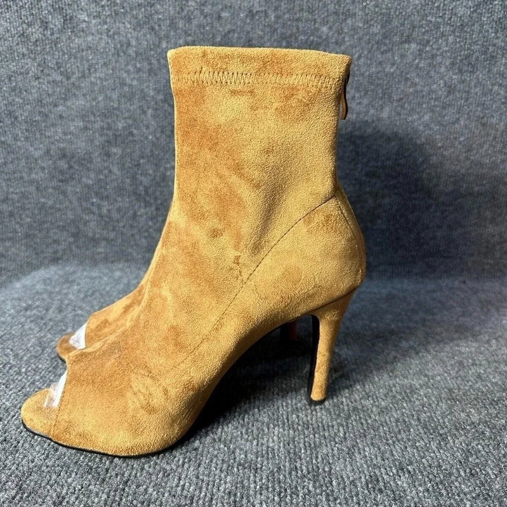 SHEMEE Women's Peep Toe High Heels Ankle Boots SZ 8.5 New - Picture 10 of 11